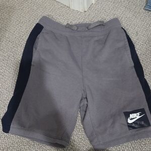 Nike Charcoal and Black Athletic Shorts